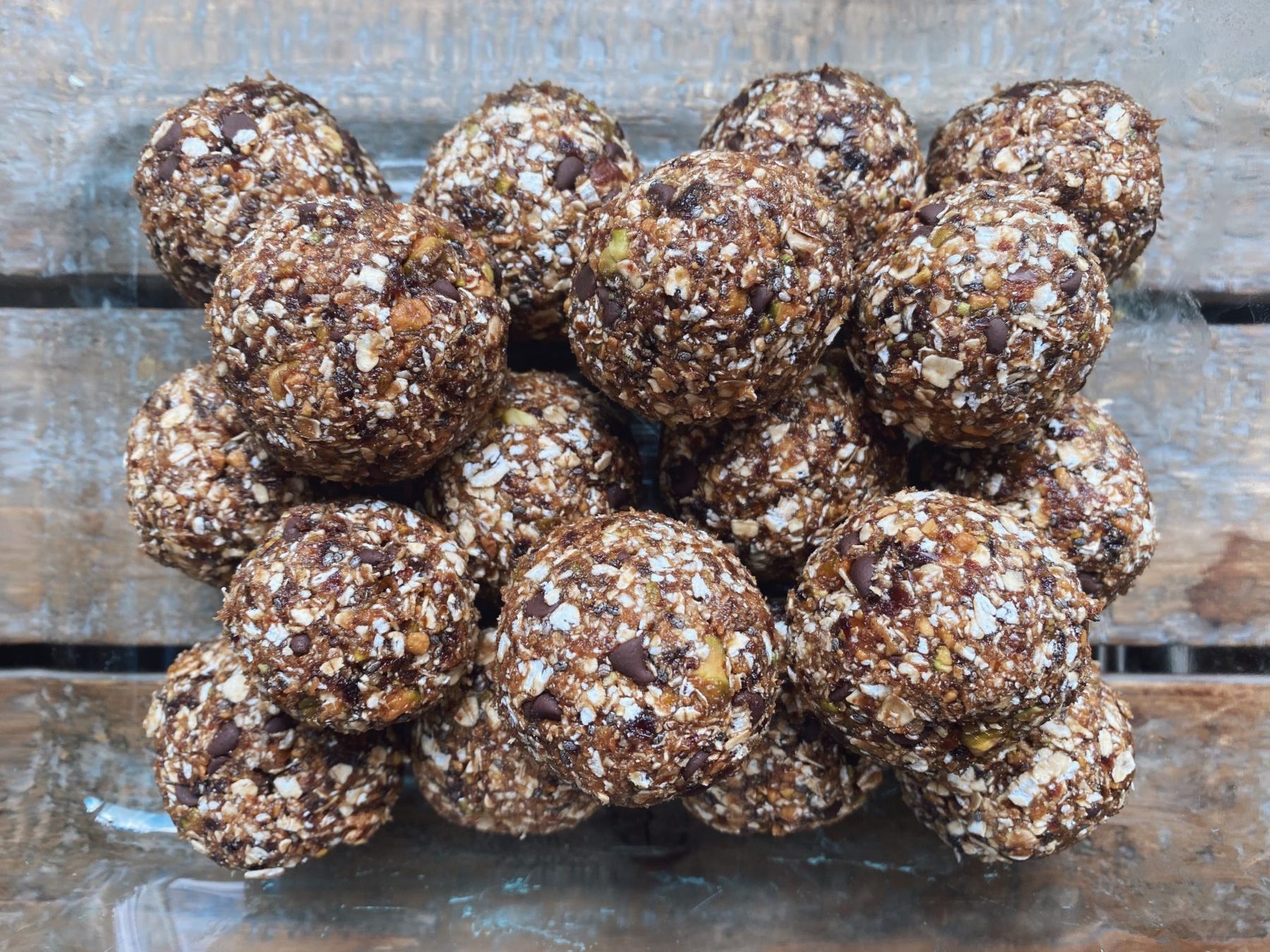Pistachio and Dried Cherry Energy Bites